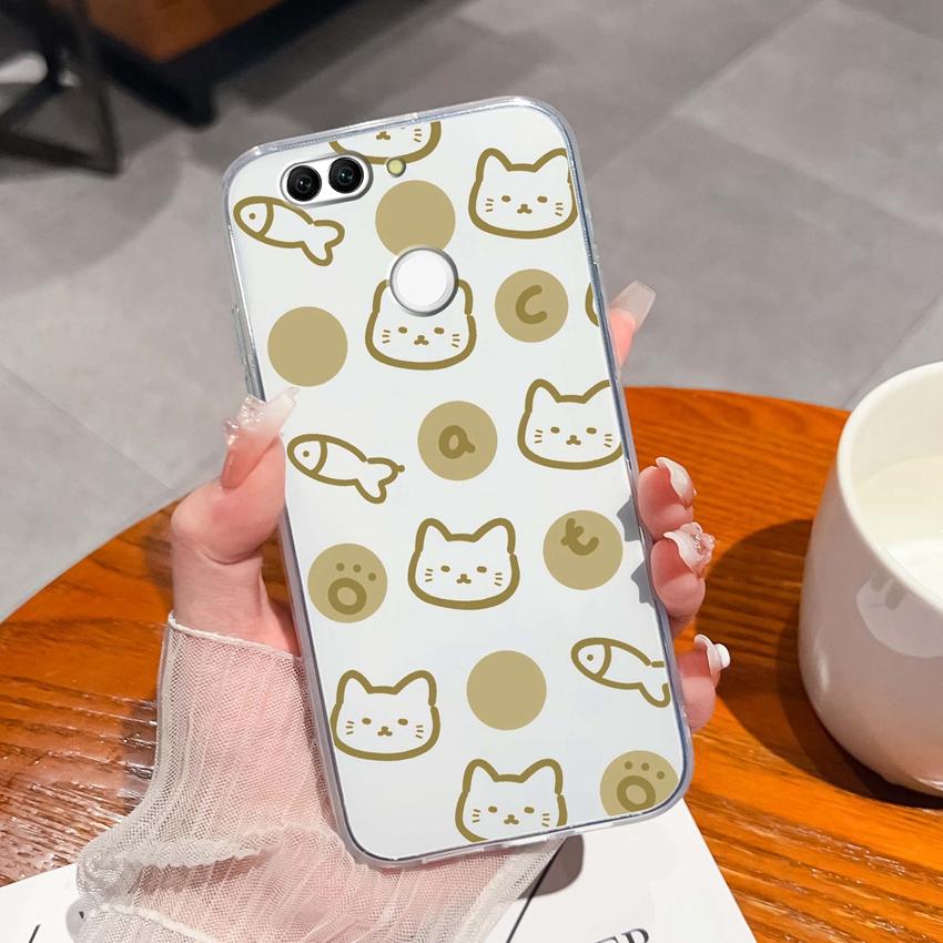 For Huawei Nova 2 2S 3 3e 4 4e 5 5i 7i 6 7 SE Luxury Clear Phone Case Beautiful Butterfly Wing Pattern Soft Silicone Anti Fall Shell For Huawei Casing