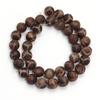 8/10mm Natursteinperlen Vintage DZI Achat Rund Lose Abstandshalterperle für Schmuckherstellung DIY Armbänder Halsketten Zubehör
