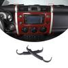 Matte Black GPS Nagivation Side Cover Trim Strip For Tayota FJ Cruiser 2007-