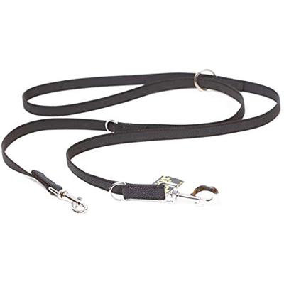 Leash Coller & Gray Adjustable, 20 Mm X 2.2 M, Black