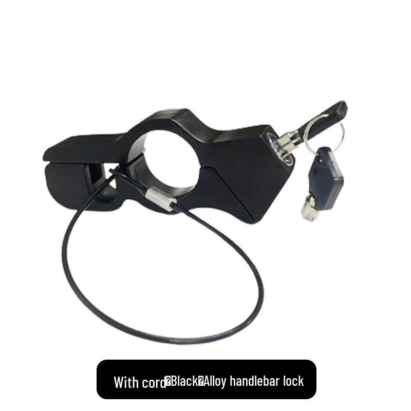 Clearance Electric Vehicle Anti-Theft Handlebar and Throttle Lock with Horn and Motorcycle Alloy Brake Protection