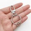 10 Pcs Swivel Lanyards Snap Hooks Key Chain Hooks Metal Lobster Claw Clasps Keychain Clips for DIY Bag Jewelry Making