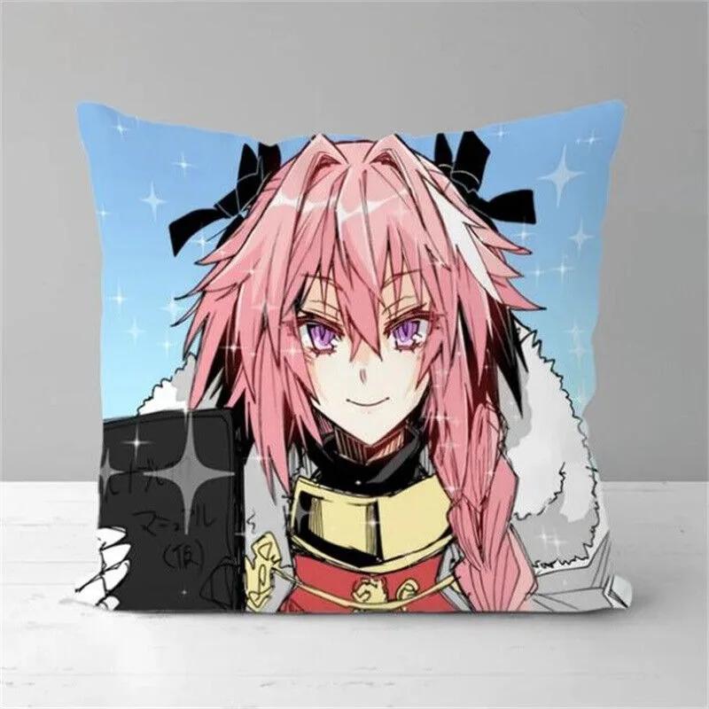 Anime Astolfo Fate/Apocrypha Pillow Case Cushion Cover Throw Home Dcor