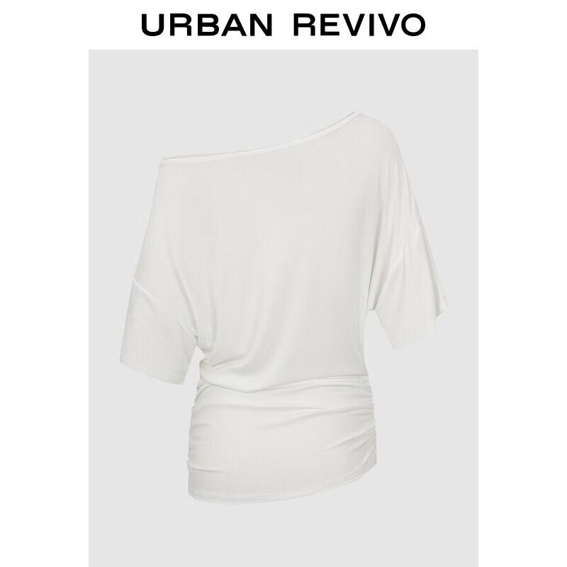 UR Women s Autumn One-Shoulder Ruched T-Shirt S