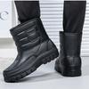 Rain Shoes Men's Short Tube Low Top Rain Boots Antiskid Car Wash Water Shoes Rubber Shoes Waterproof Plush Cotton Warm Water Boots