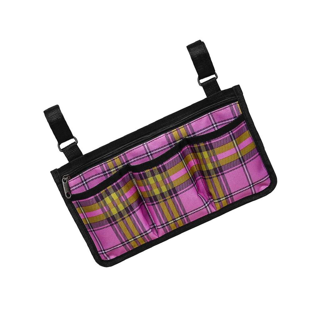Waterproof Wheelchair Side Armrest Pouch Bag For Cup Pill Box Accessories