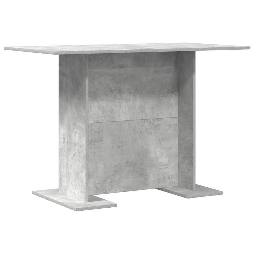 Dining Table Concrete Grey 110 x 60 x 75 cm Engineered Wood