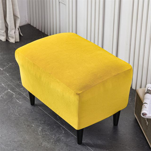 Fløyel Elastisk Skrå Arm Rygg Stoltrekk Stretch Sklisikkert Lenestol Enkel Sofa Slipcovers Avtakbar Med Seteputetrekk