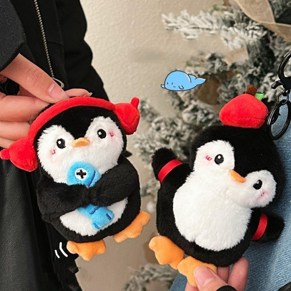 Bag Ornaments Plush Penguin Keychain Cartoon Penguin Pendant Cute Plush Penguin Dolls  Kids Couple
