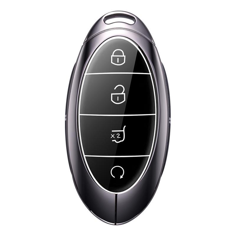 Yangwang U8/U9 Premium Leather Key Cover (2023-2024) - Full Coverage Protective Shell with Buckle