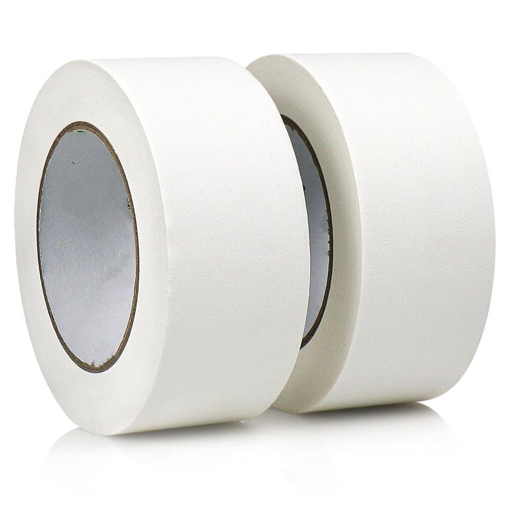 

Белый/Черный Матовый Гаффер-скотч Без следов Клейкий гаффер-скотч Неотражающий Легко отрывающийся Напольный скотч для электрического шнура Сцена фотография 50mmX10m(2PCS) белый