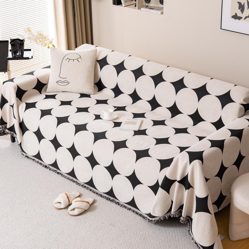 Chenille Sofa Towel, Universal for All Seasons, All-inclusive Sofa Cover, Dust Cover, Sofa One-piece Cover, Anti-cat Scratch