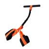Pedal Resistance Band with Handle Non Slip Foam Grip Strength Training Portable Abdominal Workout Band