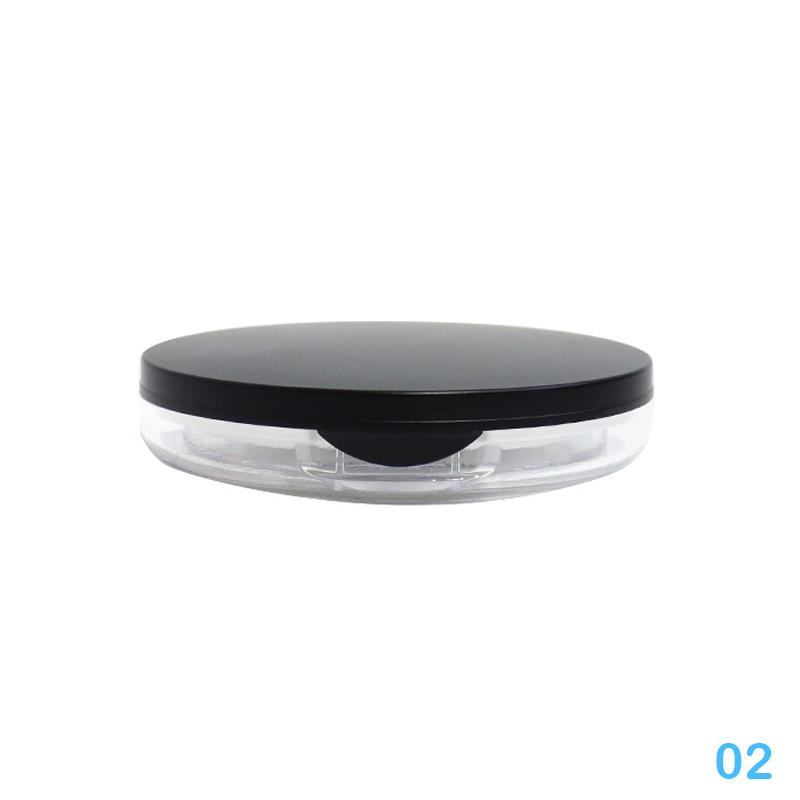 1Pcs Portable Plastic Powder Box Empty Loose Powder Container With Sieve Mirror Cosmetic Sifter Jar Travel Makeup Accessories