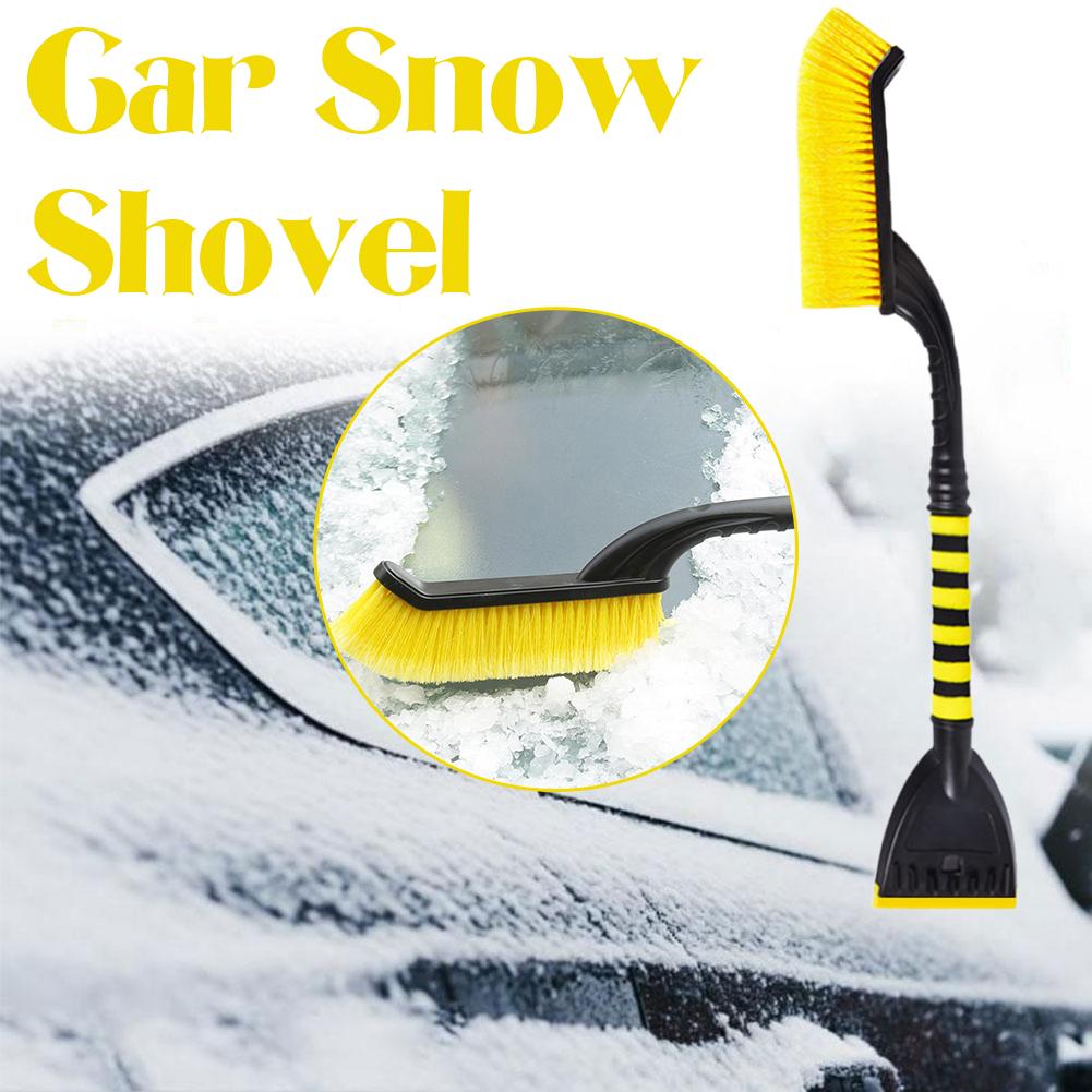 3PCS Car Snow Brush Extendable Cleaning Removal Shovel Scraper Winter Auto Brushes Windshield Deicer Remover Tool Wash Defroster