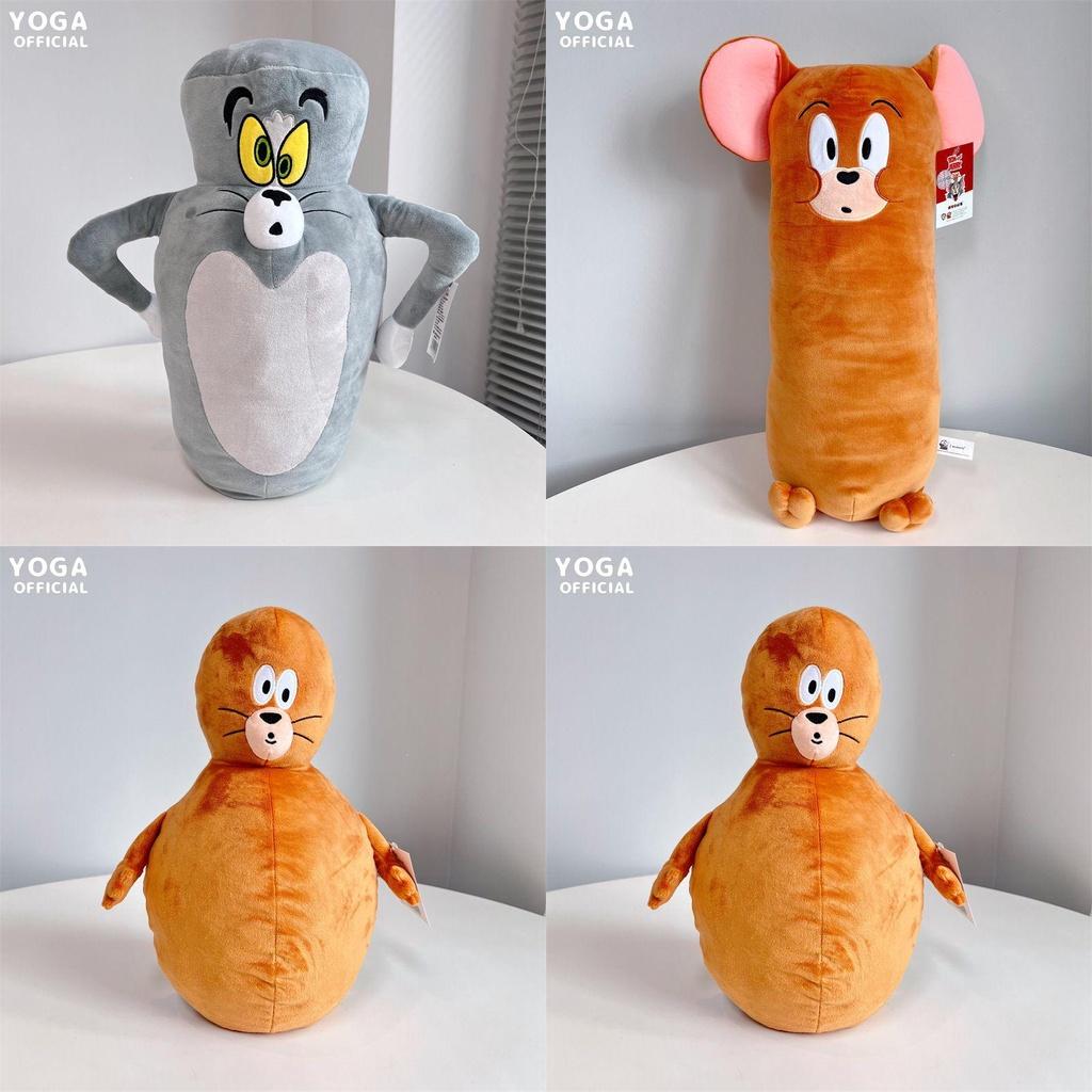 Adorable Tom And Jerry Deformed Plush Toy Doll Cuddly Cartoon Tom Cat Jerry Mouse Gift