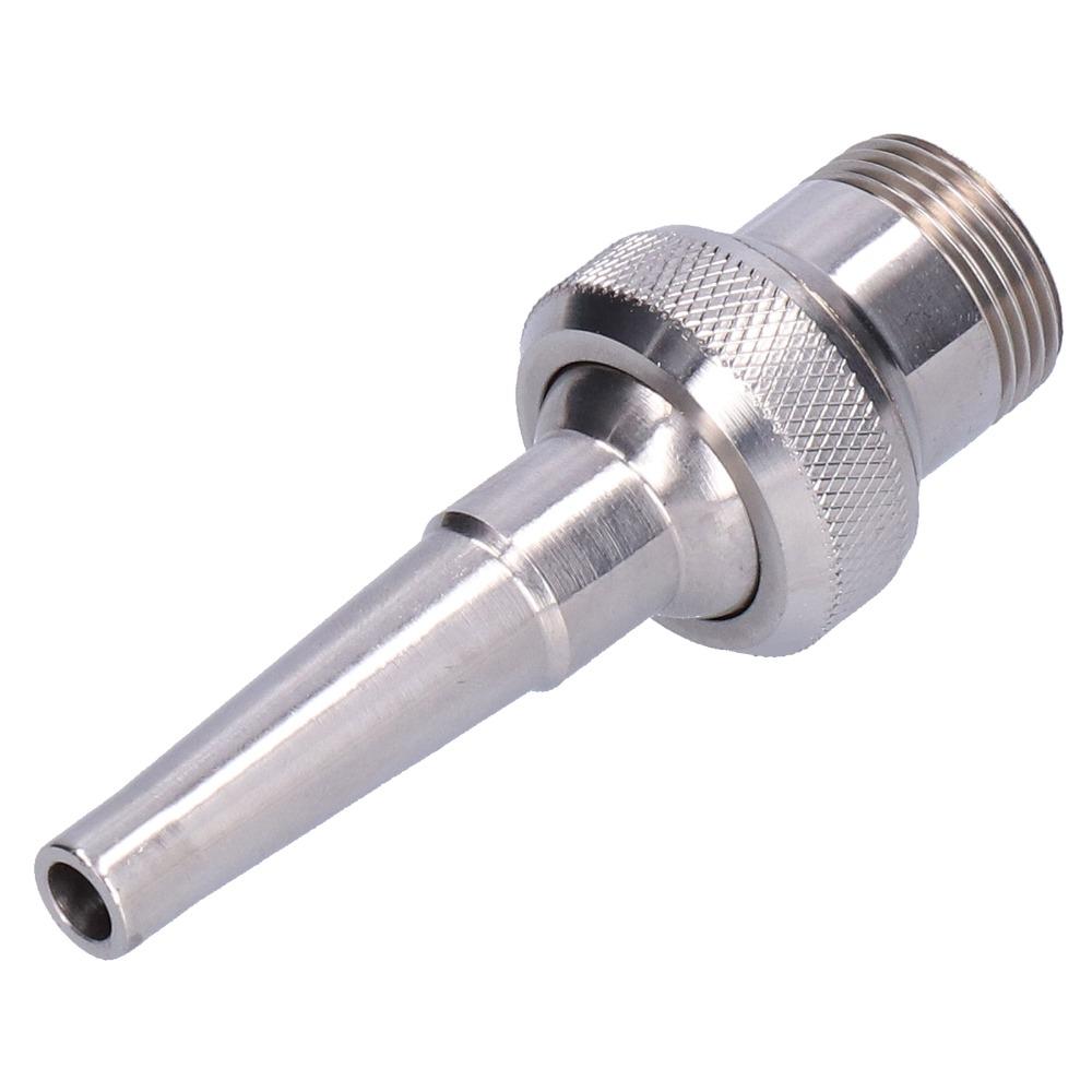 G3/4 Male Thread Fountain Nozzle 304 Stainless Steel Multi Direction Water Jet Nozzle Adjustable Easy Installation