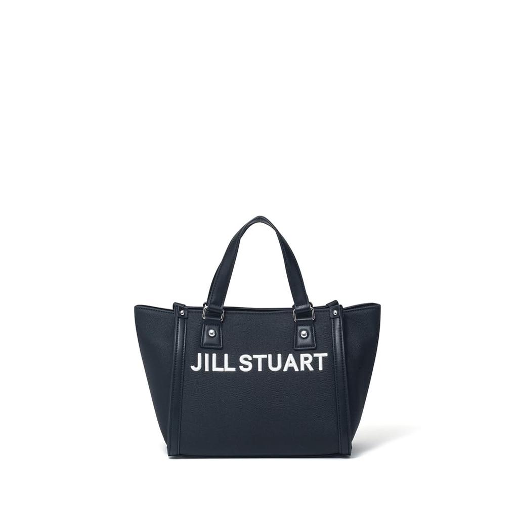 Jill Stuart Handbag with Panel and Brand Daily JSLH5AH2 2-Way Logo, Casual, Black, Women's