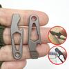 Mini Leva Apribottiglie Multifunzione in Lega di Titanio Chiave Inglese Esagonale Graduata Portachiavi Attrezzatura da Campeggio Gadget EDC per Esterno