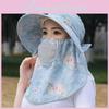 Sun Protection Hat For Women Summer Outdoor Large Brim Breathable Sunshade Cap For Travel