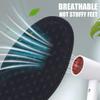 Bamboo Charcoal Shoe Insoles for Men and Women - Breathable Sweat-Absorbent Comfortable