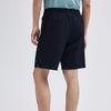 Anta Running Series Solid Color Logo Mid Waist Straight Leg Casual Shorts Men Shorts Black 152335507-1