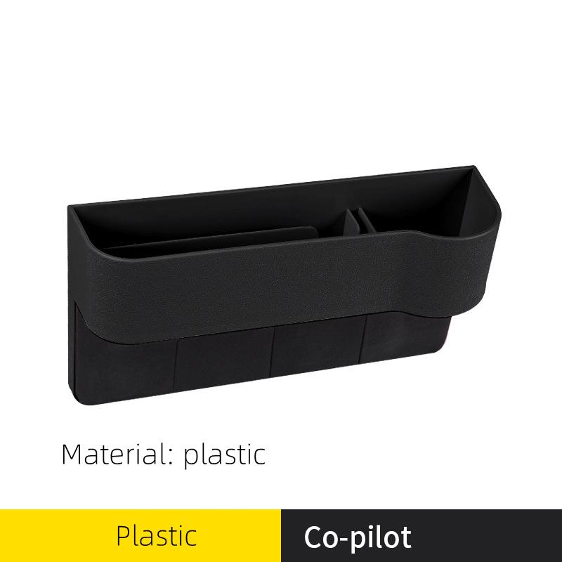 Multifunctional Seat Side Organizer Cup Holder For Cars Leather Auto Seat Gap Filler Storage Box Seat Pocket Stowing Tidying