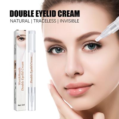 Dámský make-up krém na dvojitá víčka, lepidlo na dvojitá víčka, transparentní, oční lifting, lepidlo, krása očí, okamžitý vzhled, 5 ml