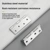 2Pcs Flat open small hinge stainless steel silent wooden box cabinet doors and windows hardware Fine micro hinge accessories for Home