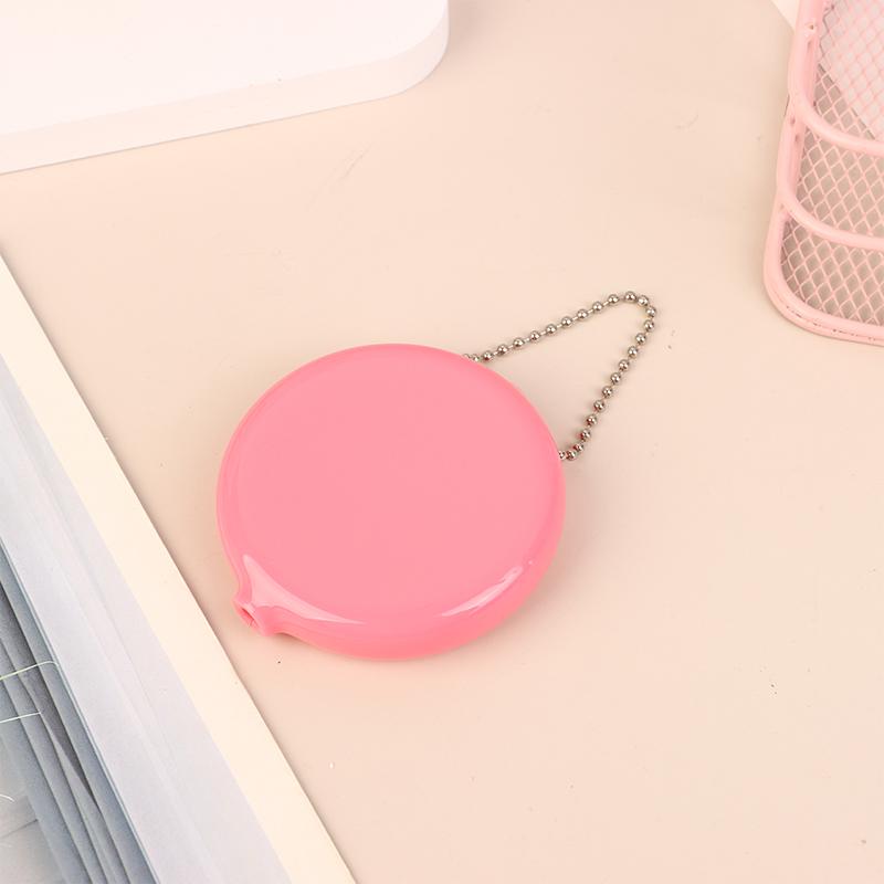 Men Women Zero Wallet Silicone Round Shopping Malls Portable Utility Multifunctional Compact Male Female Storage Bag