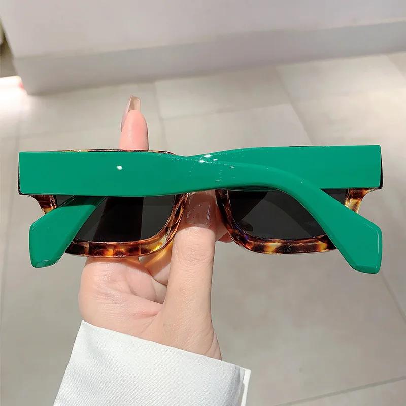 High Quality Retro High End Designer Style Edgy Punk Trendy Timeless Square Shaped Female For Both Male Sun Glasses
