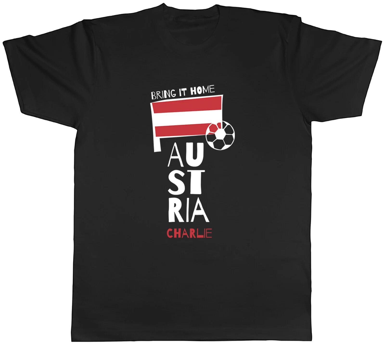 Personalised Austria Footall Mens T-Shirt Bring it Home Soccer Fan Supporter Tee XXXL