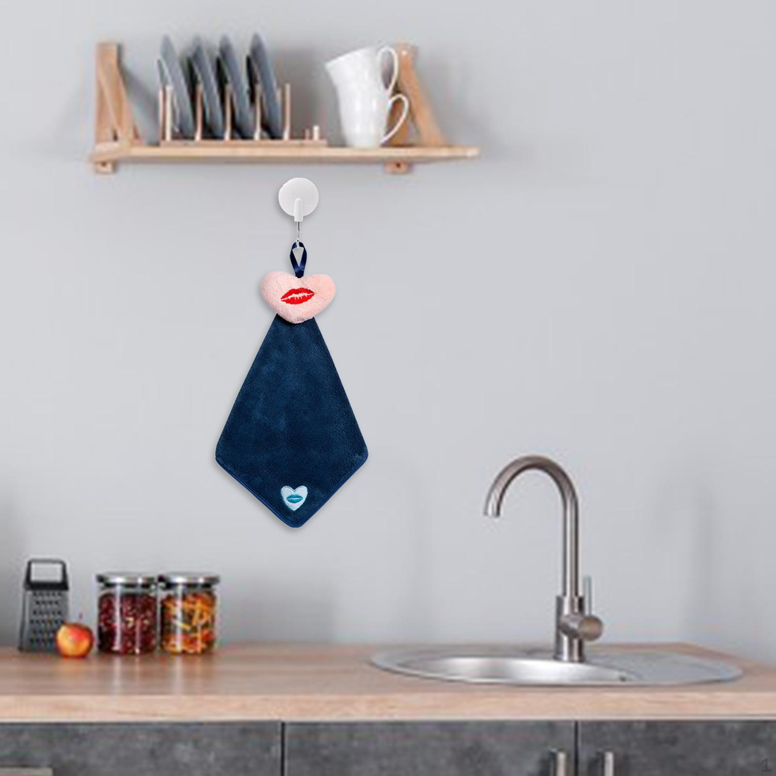 

Полотенце, впитывающие быстросохнущие мочалки для ванной, кухни, ванной комнаты B-Dark Blue