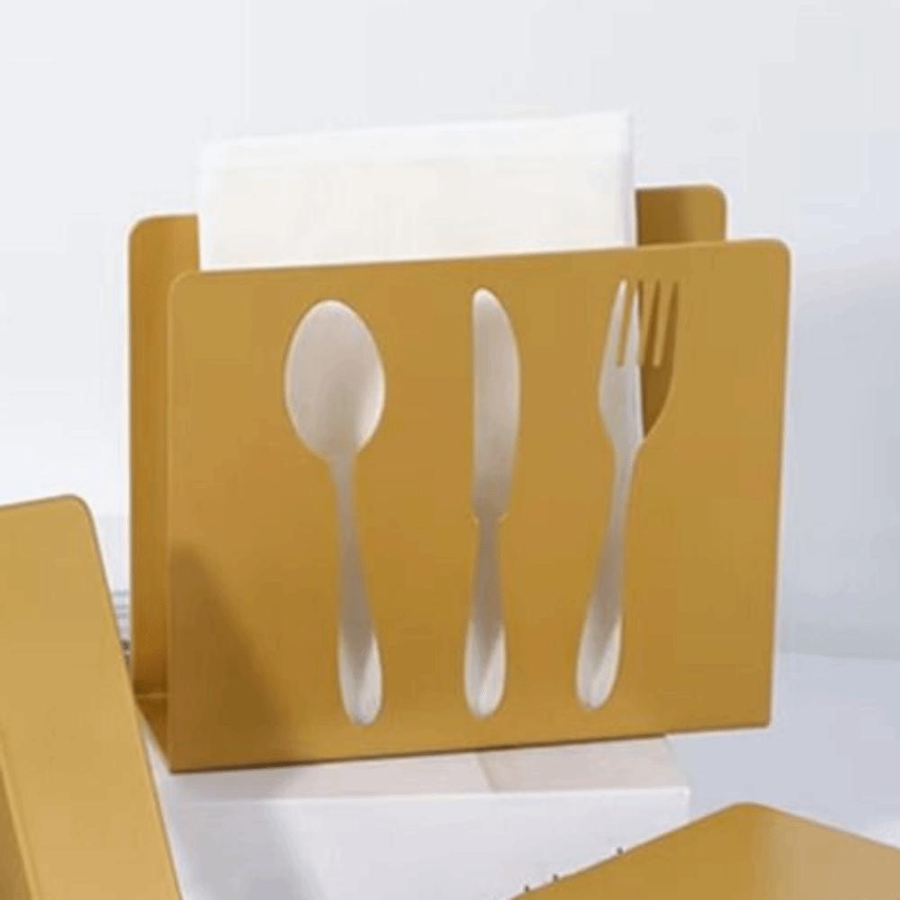Heavy Duty Napkin Container Rustproof Tissue Dispenser Modern Napkin Storage Rack  Household
