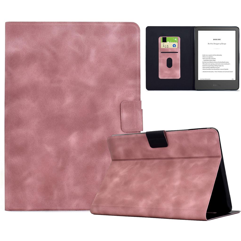 For Amazon Kindle 11th (2024)/6" (2022) Case PU Leather Tablet Cover with Card Slots