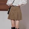 Women's High-Waist Corduroy A-Line Skirt - Age-Reducing, Retro, Anti-Exposure Design for Autumn