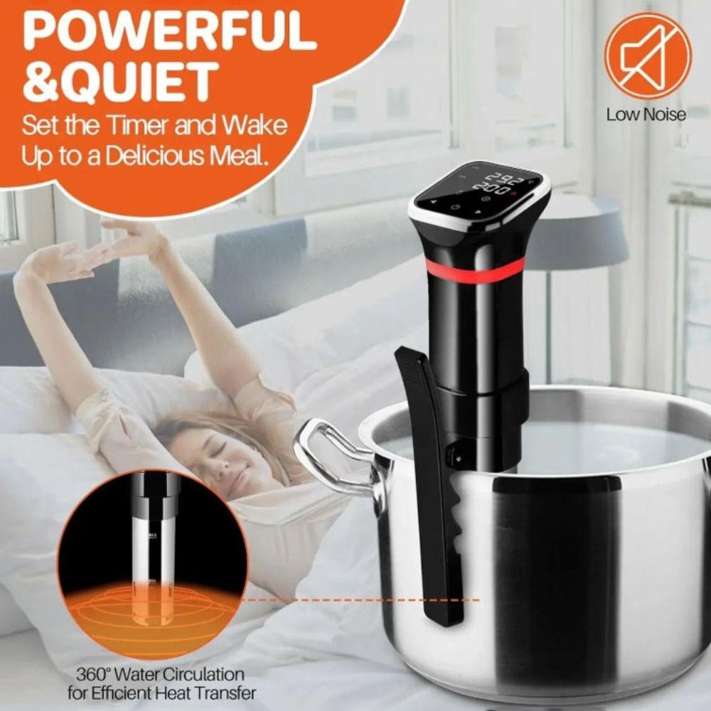 Waterproof Slow Cooking Machine LCD Digital Display Precision Cooker Slow Cooker  Household Use