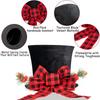 Christmas Hat Decoration Retractable Tree Top Hat Creative Bow Tree Top