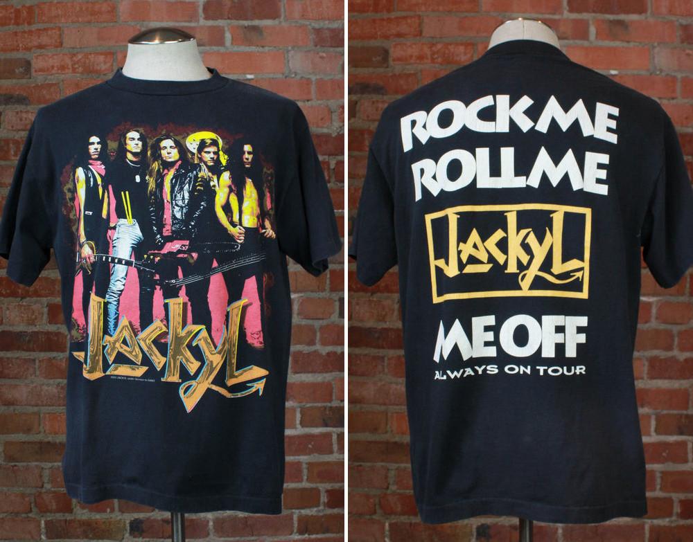 Vintage 1993 Jackyl Concert T Shirt Jackyl Me Off Black Unisex XXL