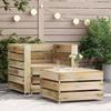 VidaXL Salon de jardin palette 2 pcs Bois de pin imprégné