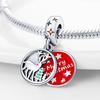 2026 Christmas Theme Collection Christmas Tree Bells Snowflake Beads Charm 925 Silver Accessories