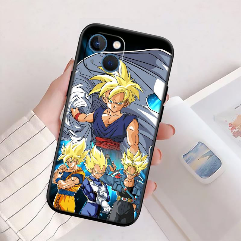 Dragon Ball Trunks New High-End Shell Phone Case for iPhone 16 15 14 13 12 Pro Max Plus Mini