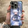 Genshin Impact Furina Soft Phone Case For iPhone 15 16 17 Air 14 Pro Max 16E Plus 13 12 Mini Plating Anti-Fall Fundas