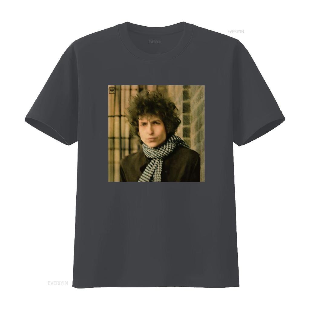 Bob Dylan Blonde On Rock N Roll Band T Shirt 056E Vintage Washed Slightly Casual Comfortable Stretched Graphic Streetwear