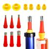 22Pcs Stainless Steel Caulk Nozzle Applicator Caulking Finisher Glue Tool Kitchen Bathroom Sink Silicone Sealant Finishing Tool