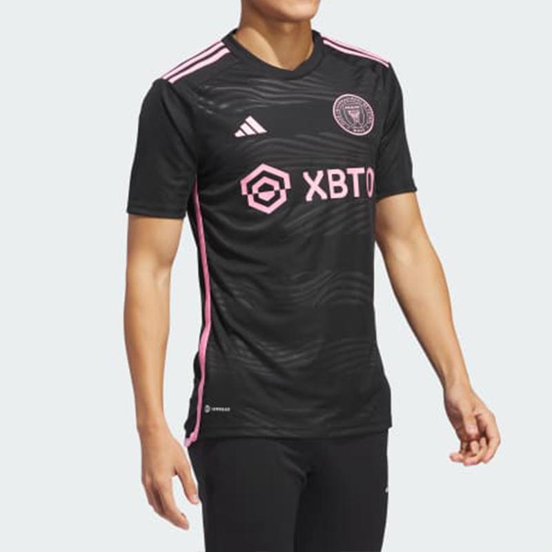 Adidas Inter Miami CF Lionel Messi 22/23 Away Replica Player Jersey Black Men Streetwear JE9704