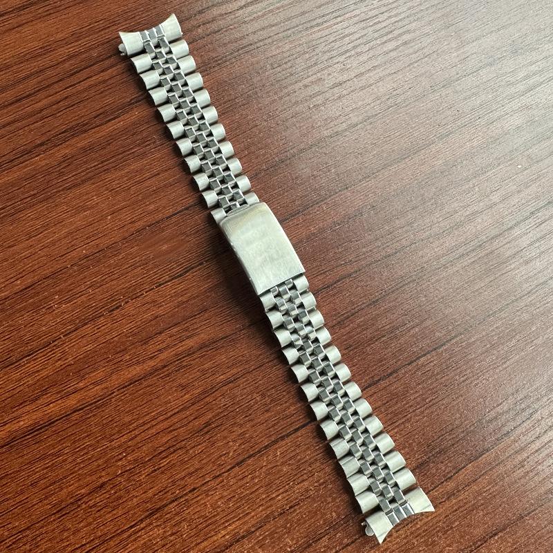 Per Rolex DATEJUST Bracciale Orologio in Metallo Massiccio Jubilee Cinturino Business Acciaio Inossidabile Completo Estremità Curva 17mm18mm19mm20mm21mm22