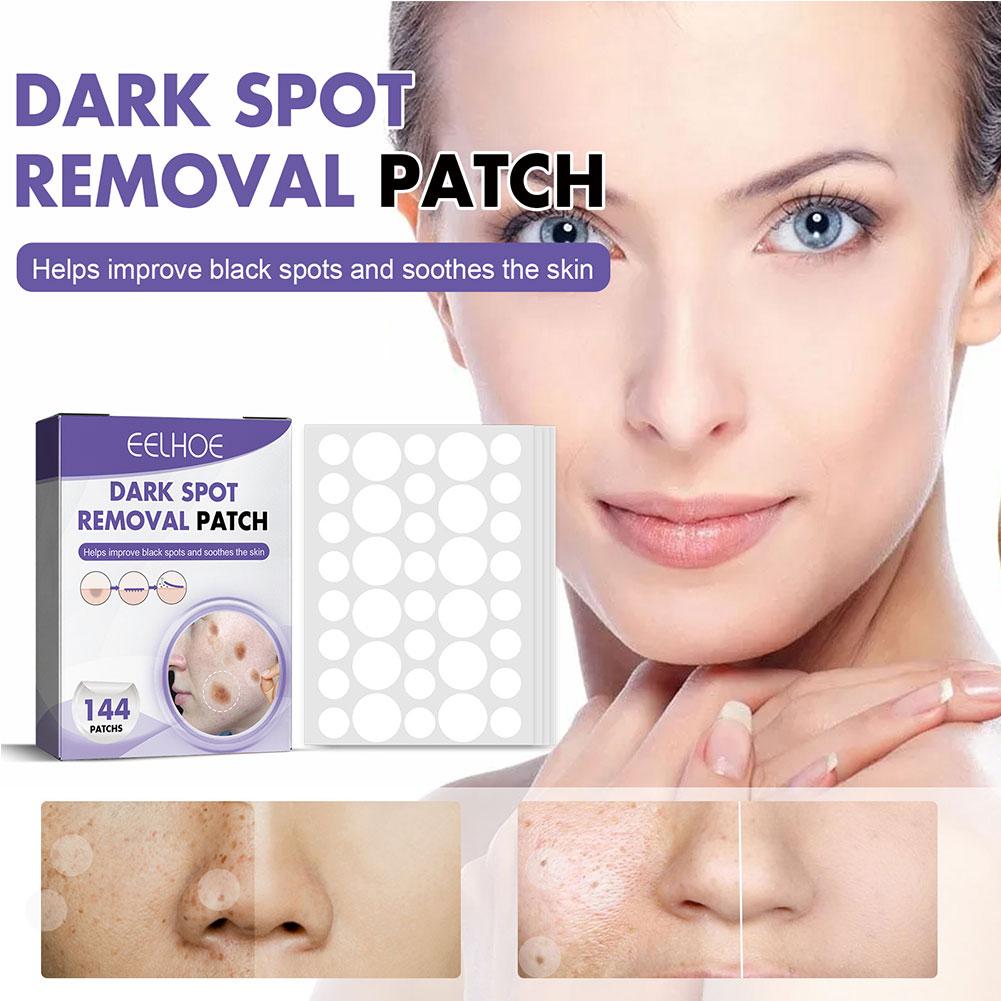 1box/144pcs Face Spot Patches Smooth Skins Improve Cleansing Black Essential Care Women Facial Skin Patch Lightening Spots L9V3