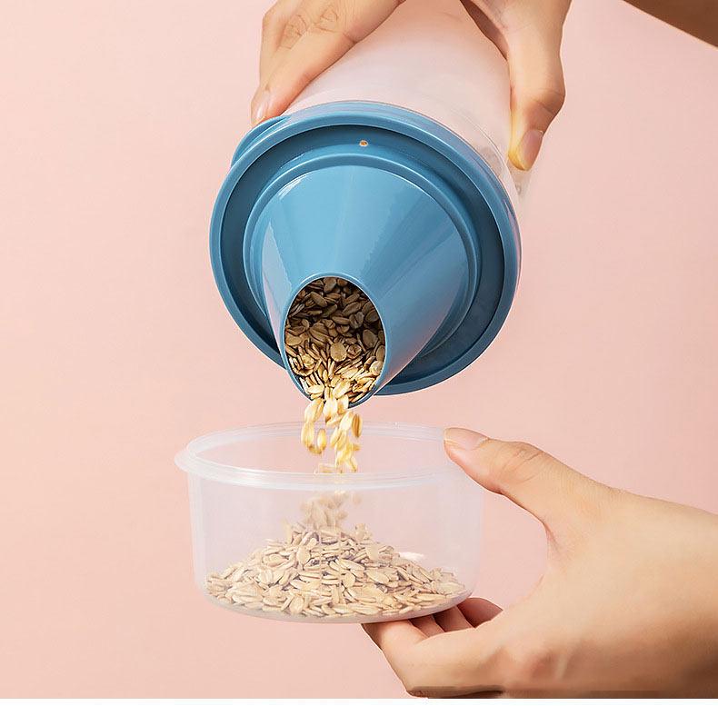 Grain & Bean Food Grade Storage Can for Oatmeal, Sugar, Flour, & Starch