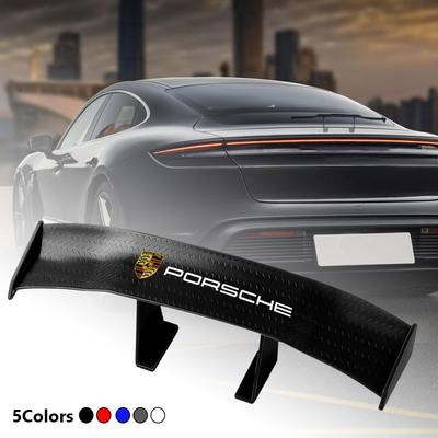 Carbon Fiber Car Mini Rear Spoiler Mini Small Wing Model Decoration For Boxster Cayenne Panamera Macan Cayman 911 918 996 917 991